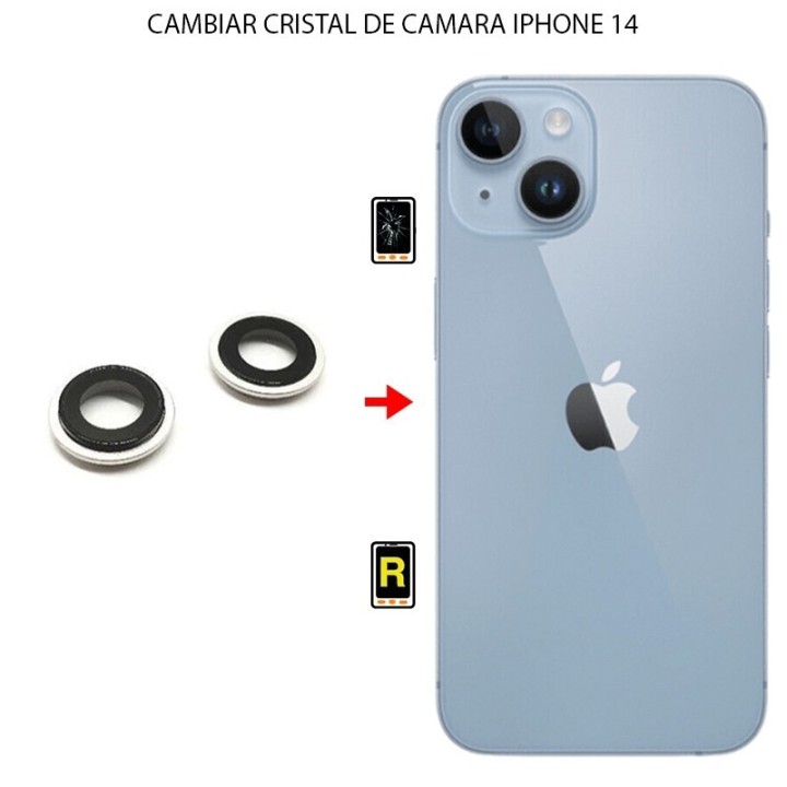 Cambiar Cristal Cámara Trasera iPhone 14