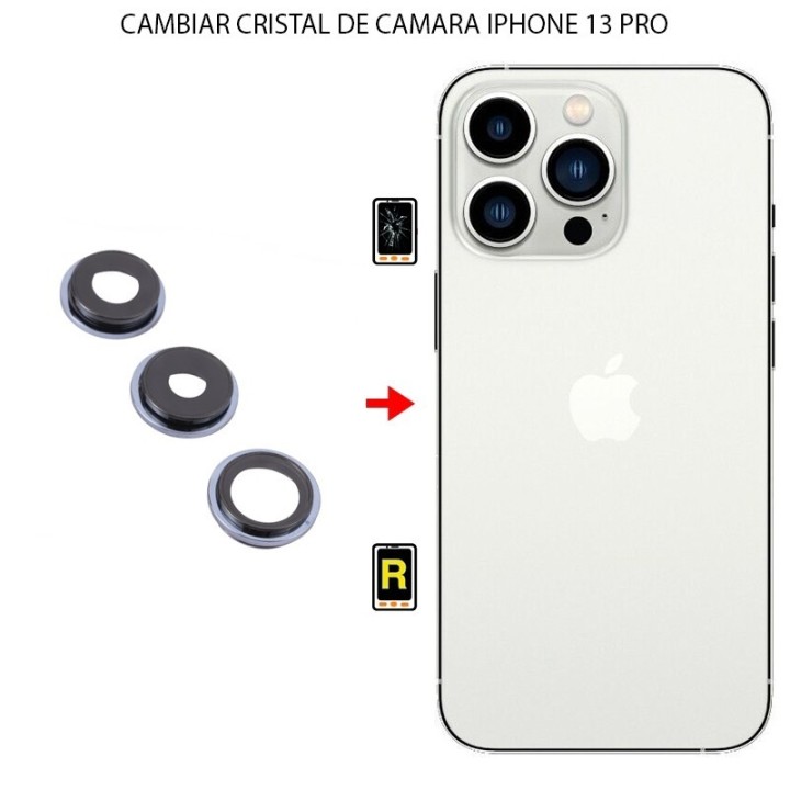 Cambiar Cristal Cámara Trasera iPhone 13 Pro