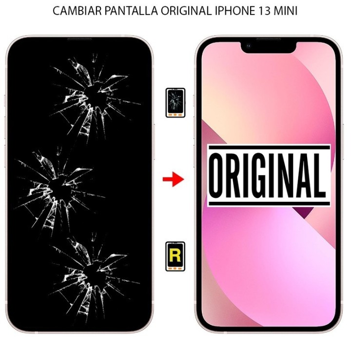 Cambiar Pantalla iPhone 13 mini Original