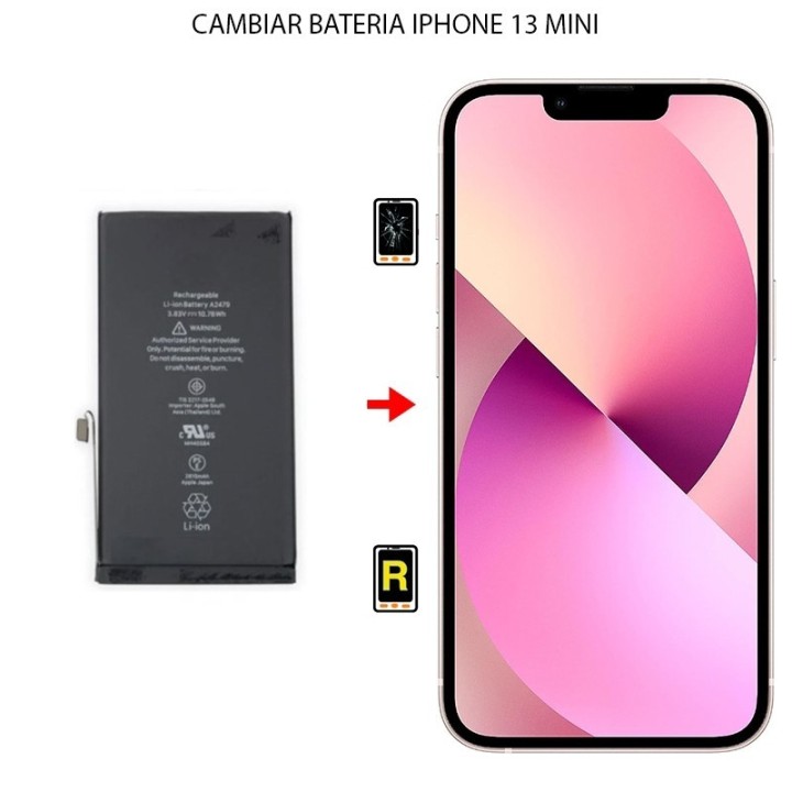 Cambiar Batería iPhone 13 mini