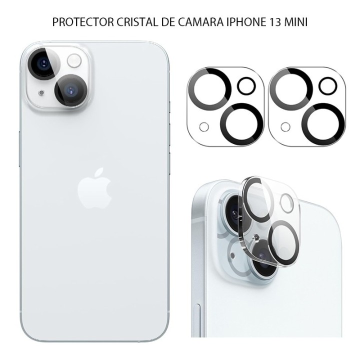 Protector Cristal Cámara Trasera iPhone 13 Mini