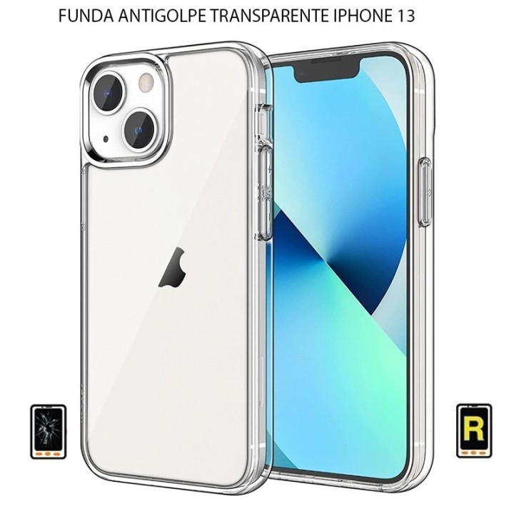 Funda Antigolpe iPhone 13 Gel Transparente