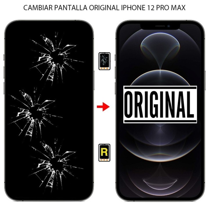 Cambiar Pantalla iPhone 12 Pro Max Original