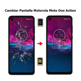 Cambiar Pantalla Motorola One Action xt2013