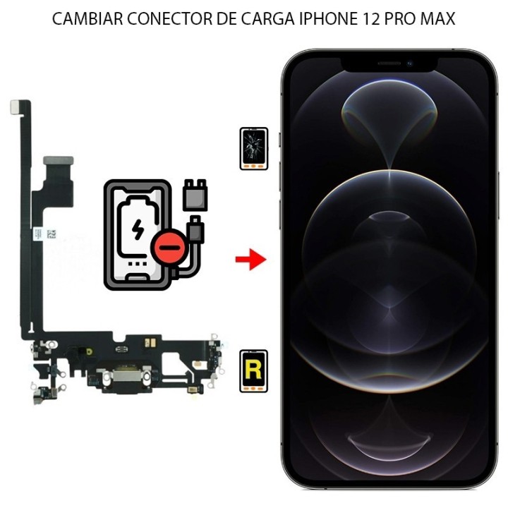 Cambiar Conector de Carga iPhone 12 Pro Max