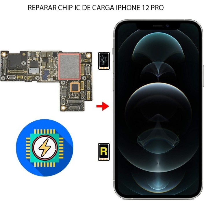 Cambiar Chip de Carga iPhone 12 Pro
