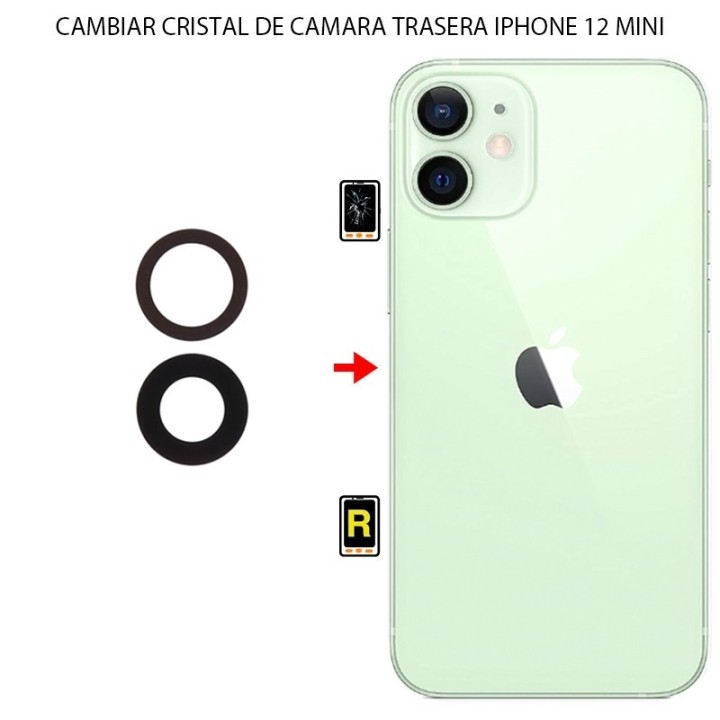 Cambiar Cristal Cámara iPhone 12 Mini