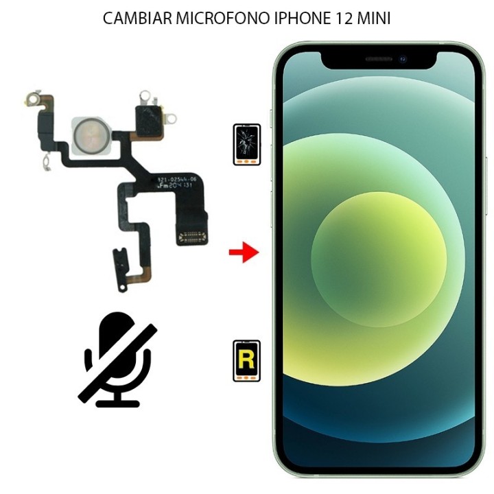 Cambiar Microfono iPhone 12 Mini