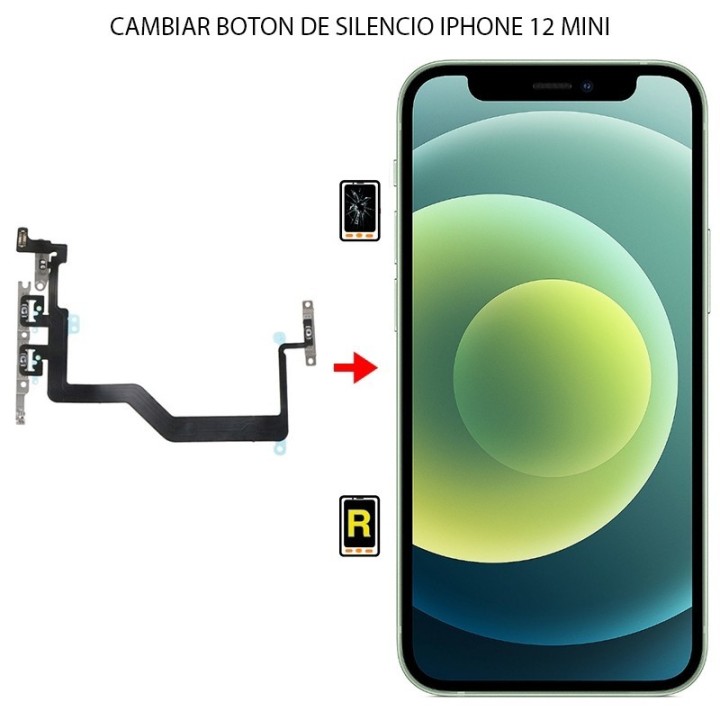 Cambiar Botón Silencio iPhone 12 Mini