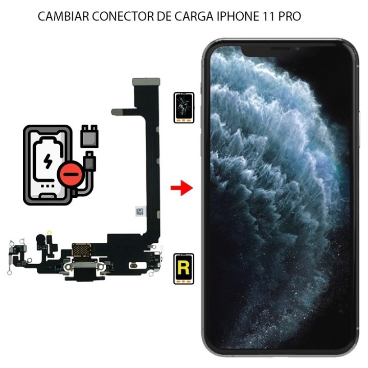 Cambiar Conector de Carga iPhone 11 Pro