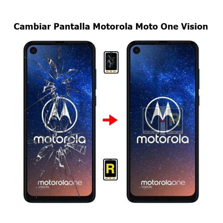 Cambiar Pantalla Motorola One Vision XT1970