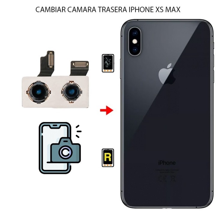 Cambiar Cámara Trasera iPhone XS Max
