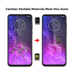 Cambiar Pantalla Motorola One Zoom