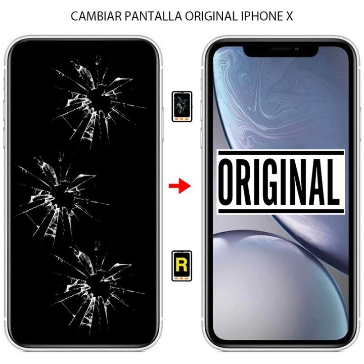 Cambiar Pantalla iPhone X ORIGINAL