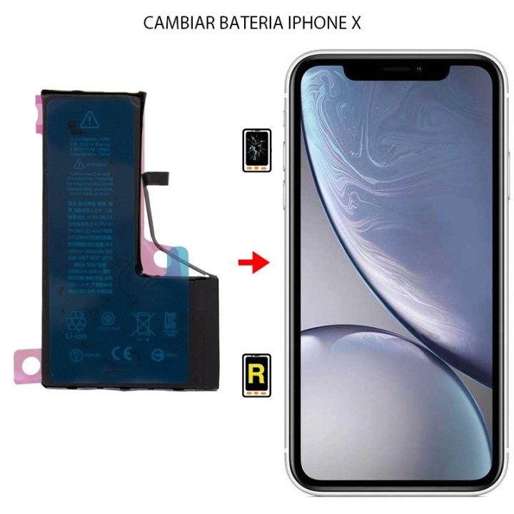 Cambiar bateria iPhone x