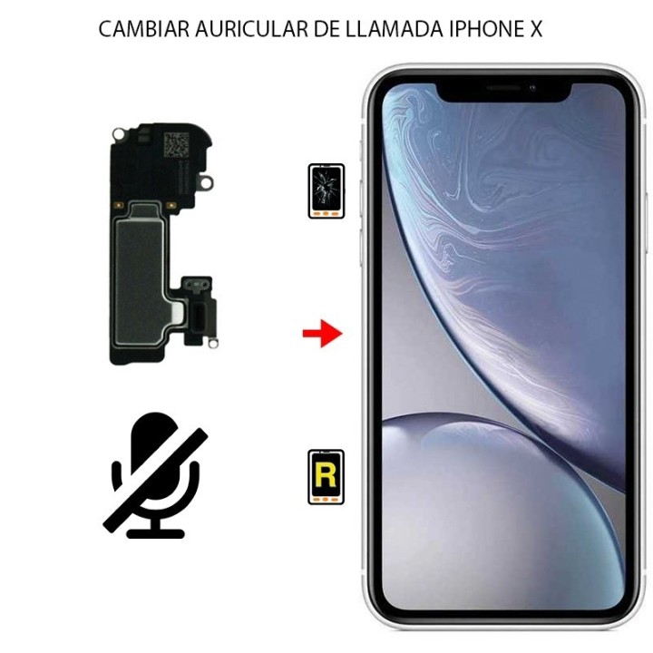 Cambiar Auricular de llamada iPhone X