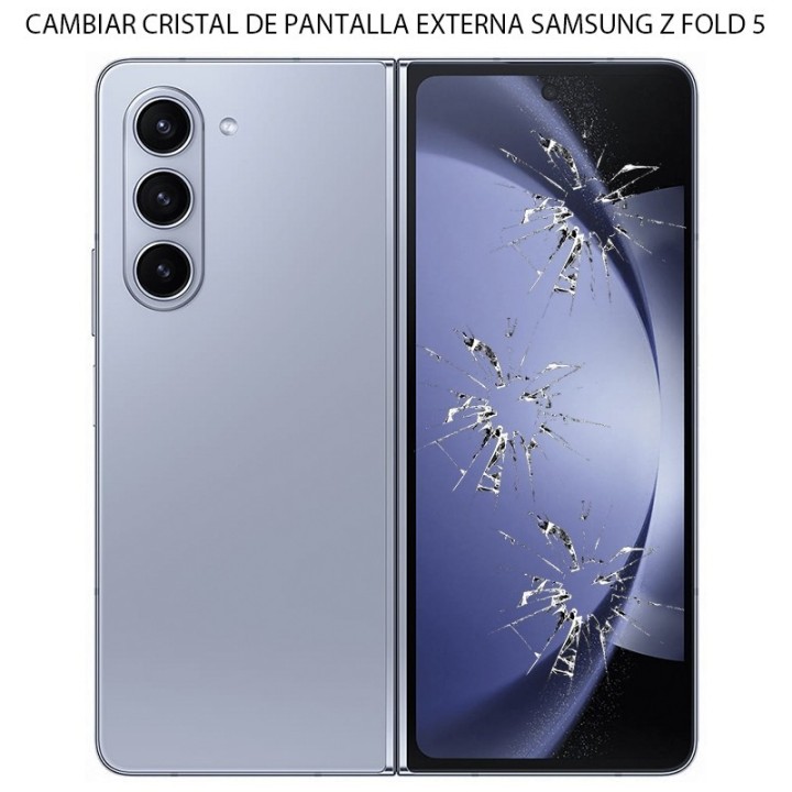 Cambiar Cristal de Pantalla Externa Samsung Galaxy Z Fold 5