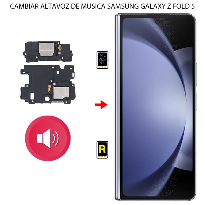 Cambiar Altavoz de Música Samsung Galaxy Z Fold 5 5G