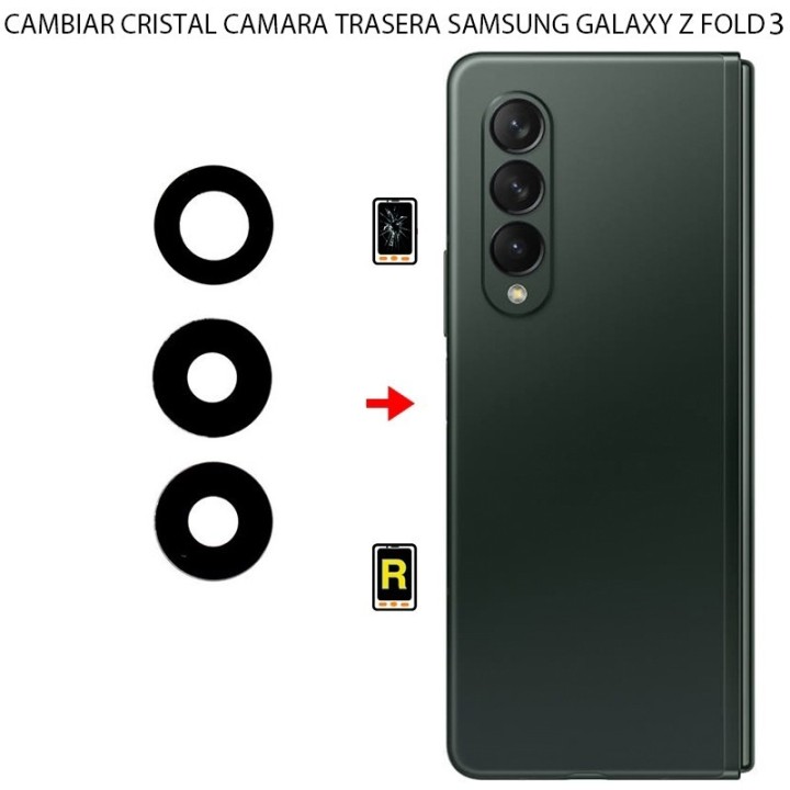 Cambiar Cristal De Cámara Trasera Samsung Galaxy Z Fold 3 5G