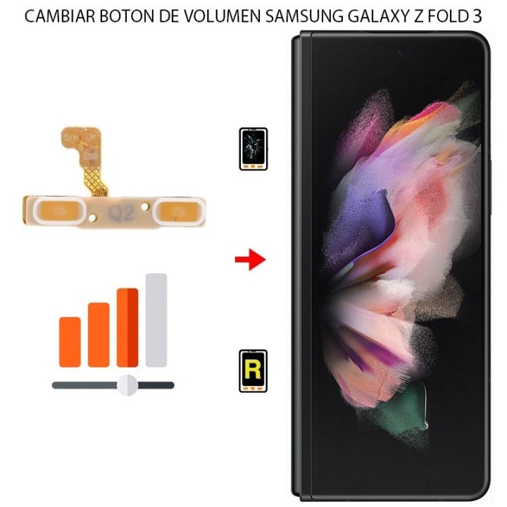 Cambiar Botón De Volumen Samsung Galaxy Z Fold 3 5G