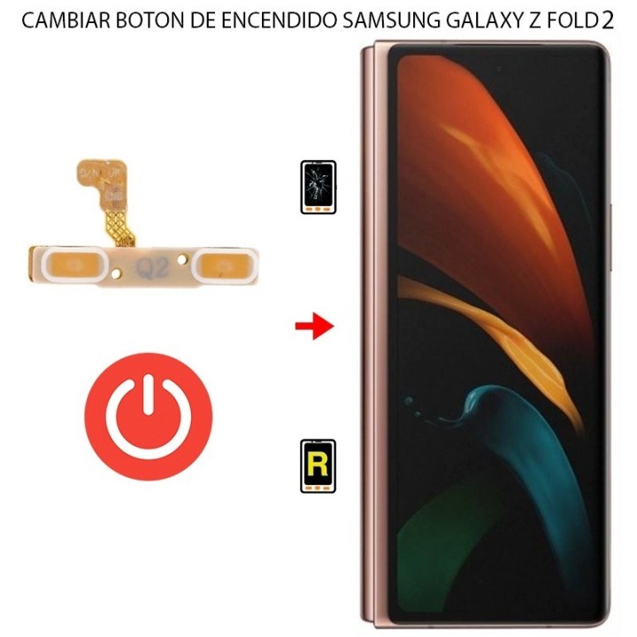 Cambiar Botón De Encendido Samsung Galaxy Z Fold 2 5G