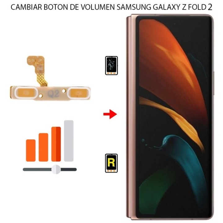 Cambiar Botón De Volumen Samsung Galaxy Z Fold 2 5G