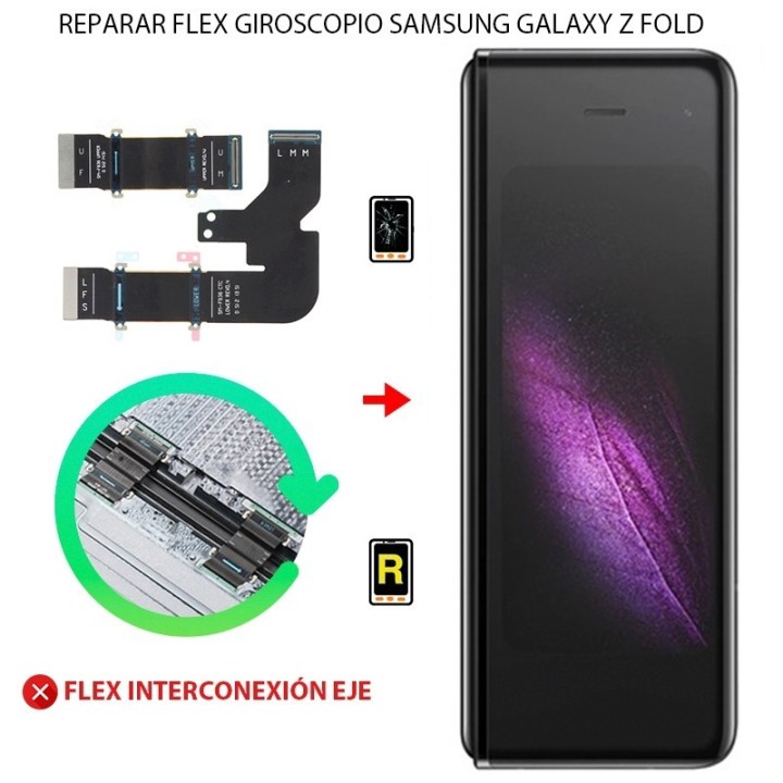 Cambiar Flex Giroscopio Samsung Galaxy Z Fold 5G