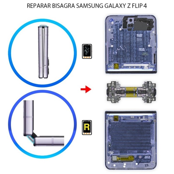 Reparar Bisagra Samsung Galaxy Z Flip 4