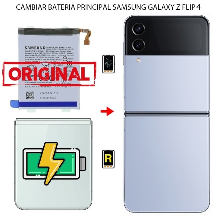 Cambiar Batería Original Principal Samsung Galaxy Z Flip 4 5G