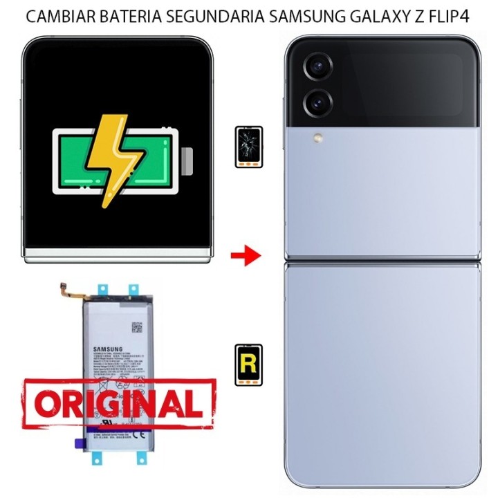 Cambiar Batería Original Segundaria Samsung Galaxy Z Flip 4 5G
