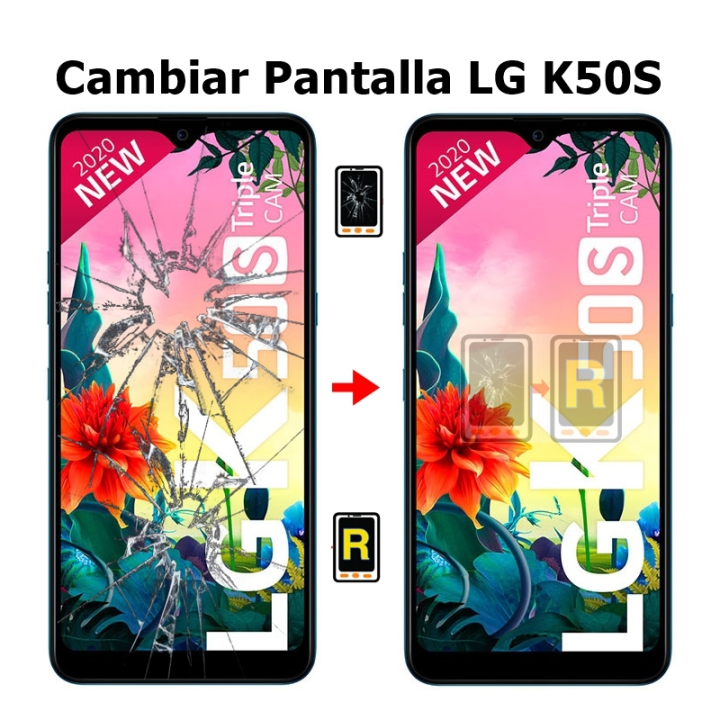 Cambiar Pantalla LG K50S LMX540EMW