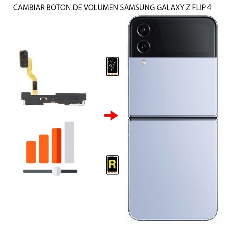 Cambiar Botón De Volumen Samsung Galaxy Z Flip 4 5G