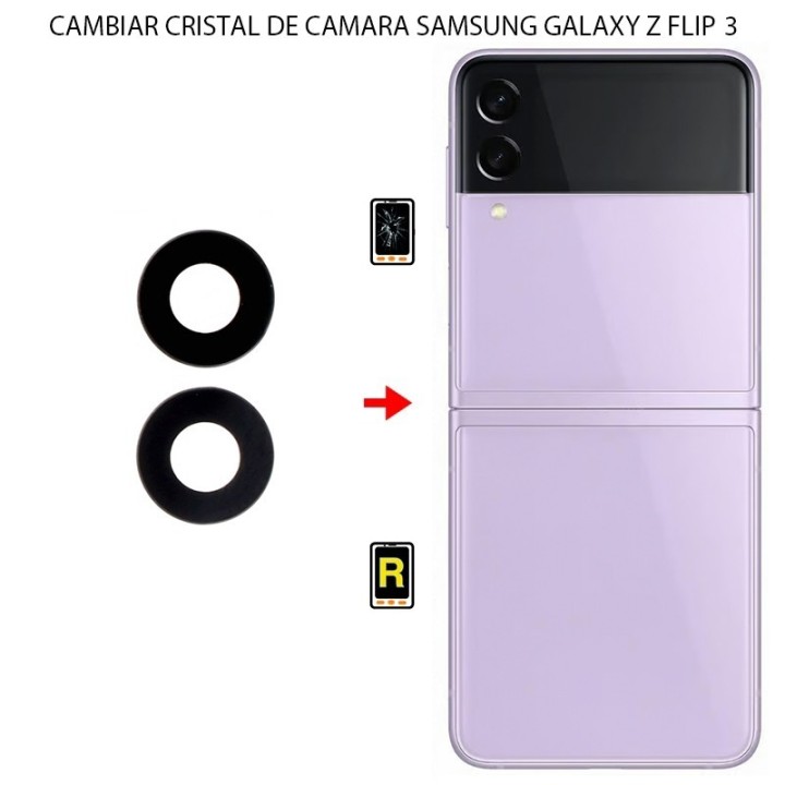 Cambiar Cristal De Cámara Trasera Samsung Galaxy Z Flip 3 5G