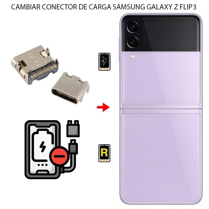 Cambiar Conector De Carga Samsung Galaxy Z Flip 3 5G