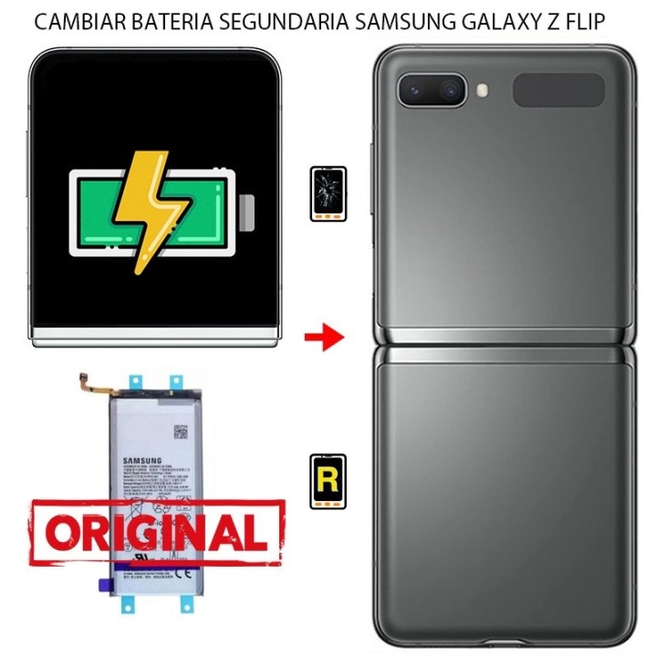 Cambiar Batería Original Segundaria Samsung Galaxy Z Flip 5G