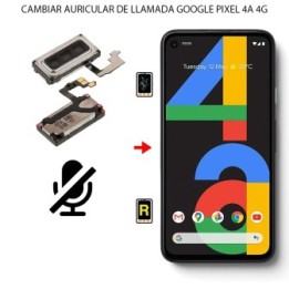 Cambiar Auricular de Llamada Google Pixel 4A 4G