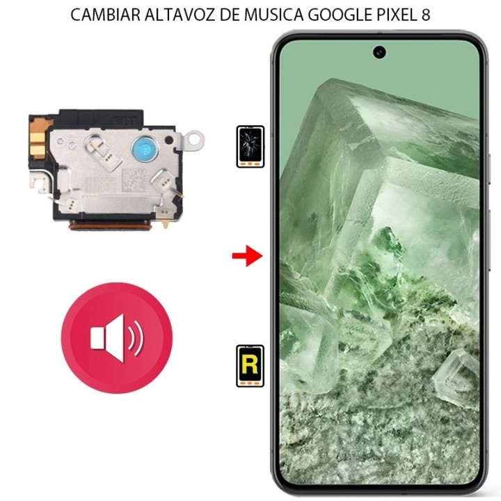 Cambiar Altavoz de Música Google Pixel 8