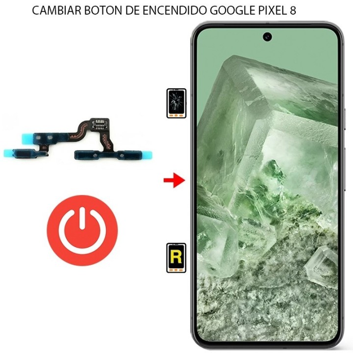 Cambiar Botón de Encendido Google Pixel 8