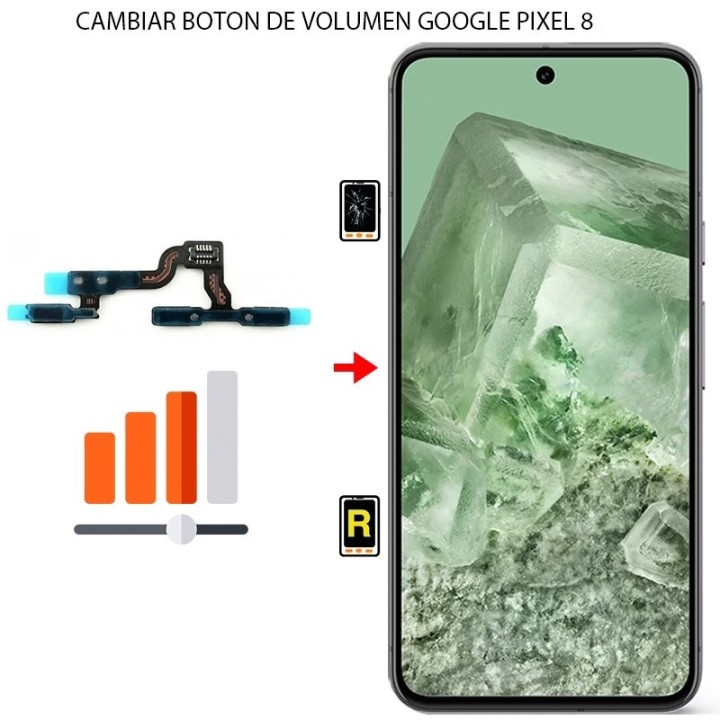 Cambiar Botón de Volumen Google Pixel 8