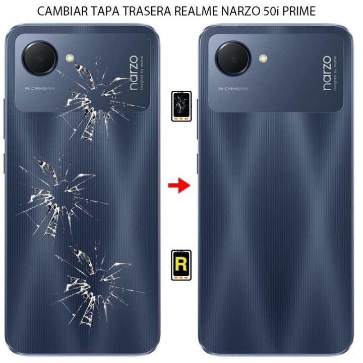 Cambiar Tapa Trasera Realme Narzo 50i Prime