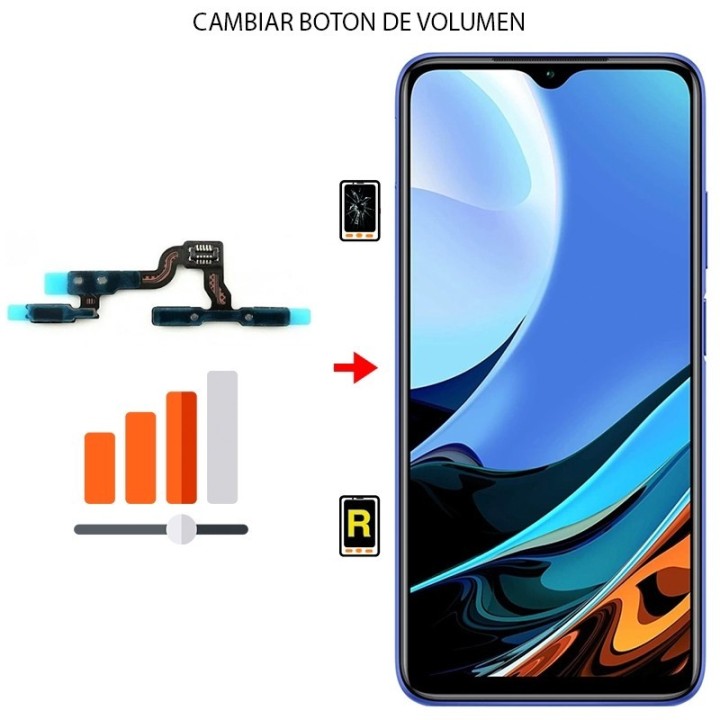 Cambiar Botón de Volumen Realme Narzo 50A Prime