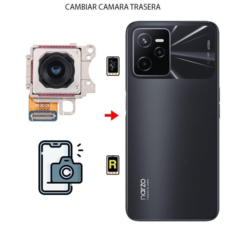 Cambiar Cámara Trasera Realme Narzo 50A Prime