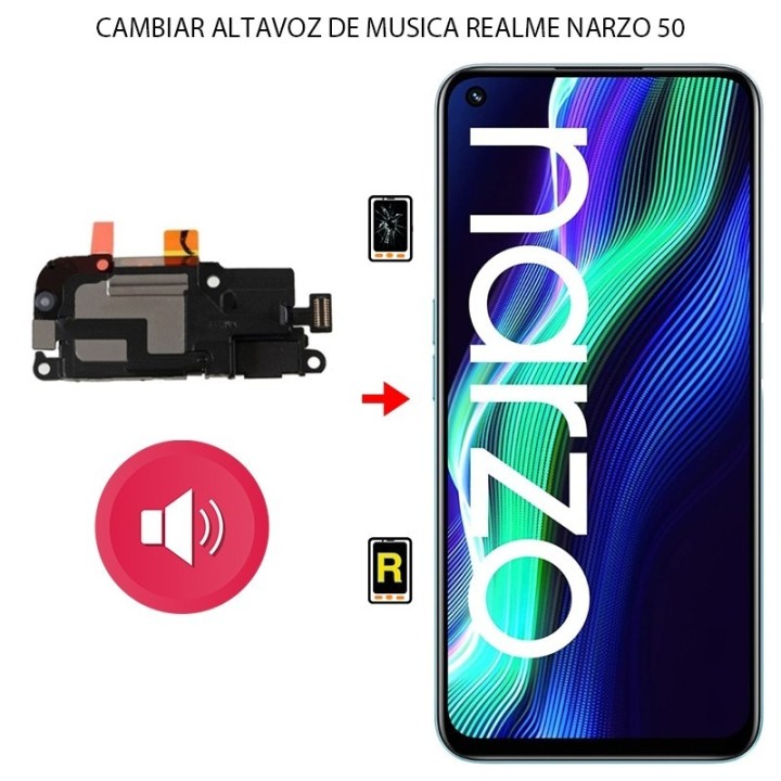 Cambiar Altavoz de Música Realme Narzo 50