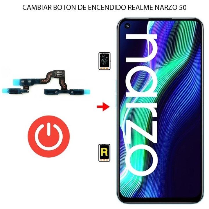 Cambiar Botón de Encendido Realme Narzo 50
