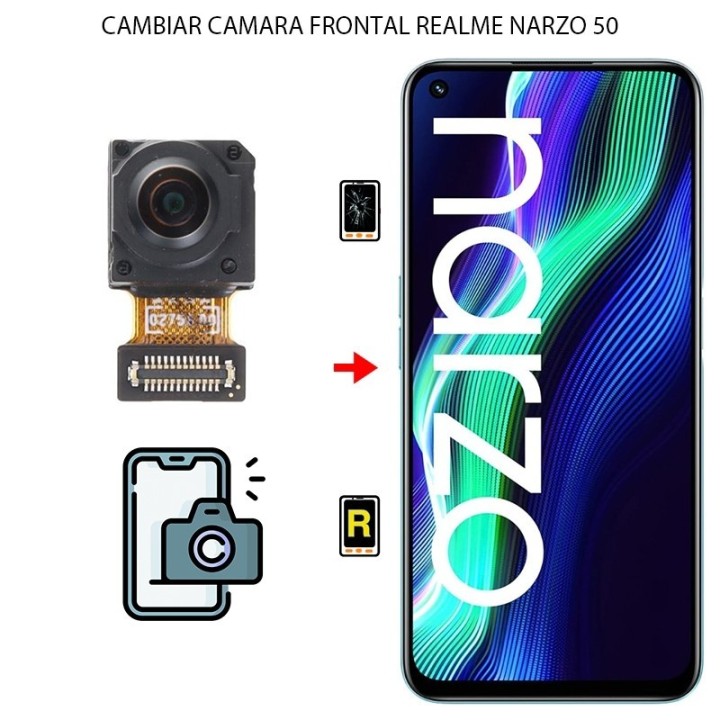 Cambiar Cámara Frontal Realme Narzo 50 5G