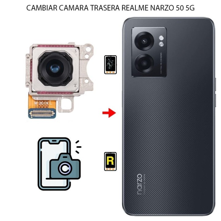 Cambiar Cámara Trasera Realme Narzo 50 5G