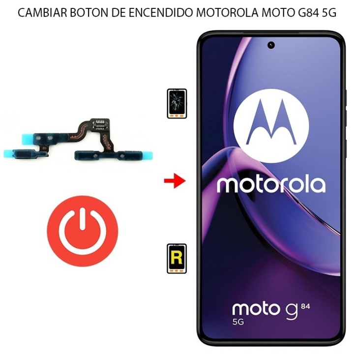 Cambiar Botón de Encendido Motorola Moto G84 5G