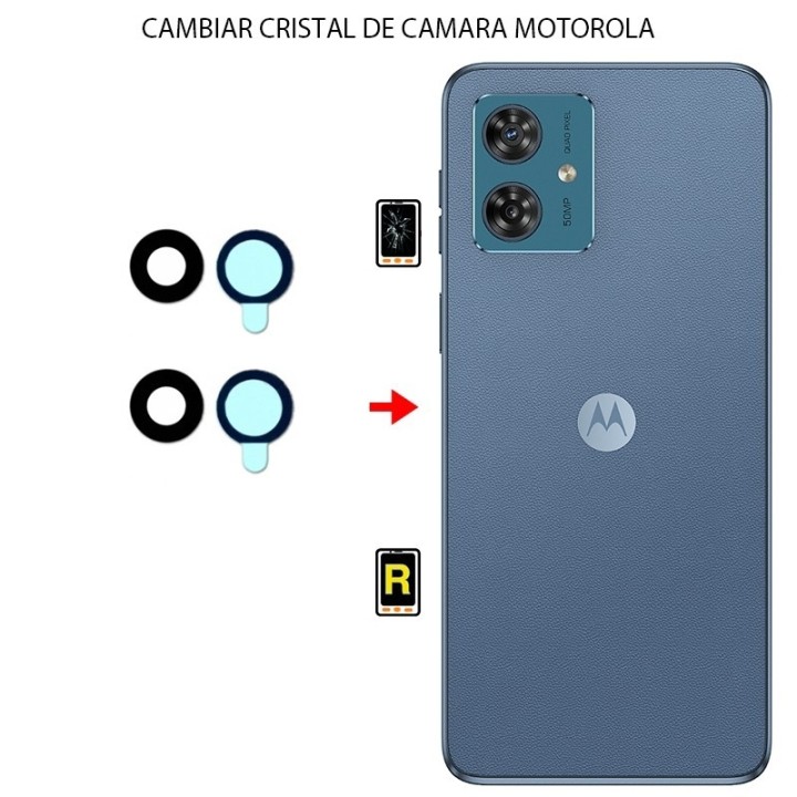 Cambiar Cristal Cámara Trasera Motorola Moto G54 5G
