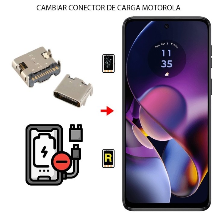 Cambiar Conector de Carga Motorola Moto G54 5G