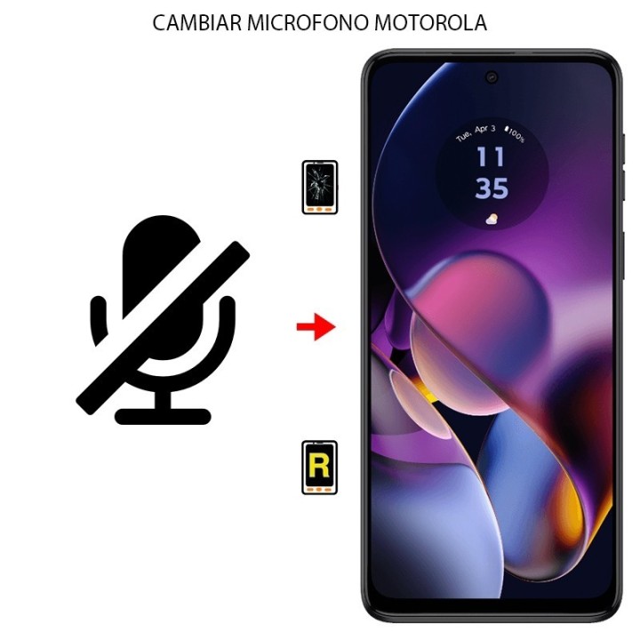 Cambiar Micrófono Motorola Moto G54 5G